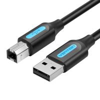 Cablu pentru imprimanta Vention COQBD, USB 2.0 la USB-B, 2A, 480 Mbps, 2m, Negru