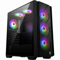 Carcasa MSI MAG FORGE 140A B65, Mid-Tower, ATX, sursa 650W inclusa, Negru