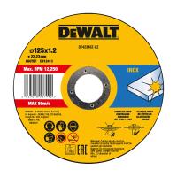 Disc taiere inox Dewalt DT42340Z, 125x22.23x1.2mm