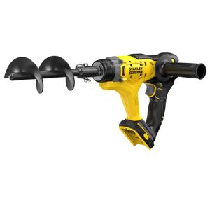 Foreza de pamant electrica pe acumulator Stanley FatMax SFMCGA75B, 18V V20, diametru sfredel 76 mm, adancime 155 mm, maner cauciucat confortabil, nu include incarcator/acumulator in setul de livrare