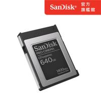 Card de memorie SanDisk Pro-Cinema, Compact Flash Express Tip B, 320GB, 1700MB/s, 1400MB/s