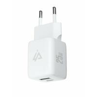 Incarcator Retea iPEAX GaN 25W, USB-C + USB-A (Alb)