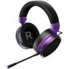 Casti Gaming Dark Project Sono Wireless, difuzoare 53mm, multiplatforma, microfon detasabil, conectivitate 2.4 Ghz / BT 5.3, 4 moduri EQ incorporate, autonomie pana la 25h, Negru