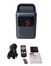 Videoproiector Anker Nebula Cosmos Laser 4K UHD (3840x2160), DLP, 2200 ANSI lumeni, Android TV 10, Wi-Fi, Bluetooth, 2GB RAM, 16GB Flash, Difuzoare Dolby Audio, HDR10 (Gri)