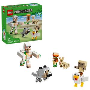 LEGO® Minecraft Atac in deșert cu un jocheu de gaini 21592, 428 de piese