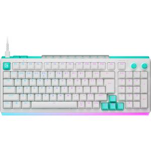 Tastatura Gaming Mecanica Logitech G512 X 98 TMR, USB, Iluminare RGB, Layout US International (Alb)