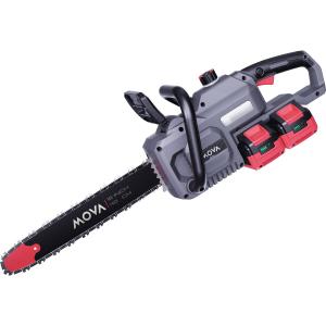 Fierastrau Electric cu Lant MOVA GC416, 1600 W, Rezervor 350 ml, Lungime Lama 40CM, 2 Acumulatori 20V 2Ah si Incarcator (Gri/Negru)