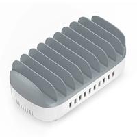 Statie de incarcare inteligenta, Orico, ABS, DUK-10P-V1, 10 x USB-A, 120W, Alb