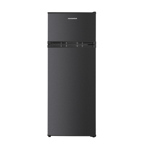 Frigider cu 2 usi HEINNER HF-H2206DGE++, 206 L, Clasa E, Lumina LED, Usi reversibile, H 143 cm (Gri antracit)