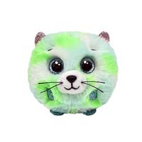 Jucarie de plus TY Beanie Balls Evie Pisica Verde, 8cm