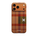 Husa Pitaka Flora in Grid Edge Case pentru iPhone 17 Pro Max, Portocaliu