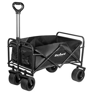Carucior Plaja Rebel Active RBA-5501, 150 L, 100 Kg (Negru)