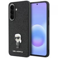 Husa pentru Samsung Galaxy A37 5G, Karl Lagerfeld, Glitter Fixed Ikonik Karl, Neagra