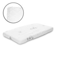 Cearceaf cu elastic pentru patut Lorelli, 98 x 65 cm, 100% bumbac ranforce, Alb