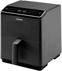 Friteuza cu aer cald Cosori Dual Blaze CAF-P583S-KEUR, capacitate 6,4 l, 12 programe, 1700 W (Gri inchis)