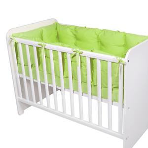 Set protectii laterale pentru pat 4 piese Lorelli, 60x120 cm, Verde