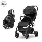 Carucior sport Lorelli Minori, sistem pliere cu o singura mana, spatar reglabil, husa textila UV 50+, 0 - 22kg, Negru