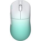 Mouse wireless Hator Quasar 3 Ultima, 30000 dpi, Bluetooth, USB, Alb/Verde