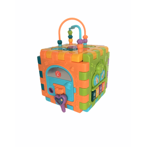 Cub de activitati Lorelli, 10 piese, interactiv, multicolor
