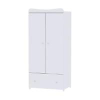 Dulap garderoba Lorelli Exclusive, 80x57x178 cm, 2 usi, Alb