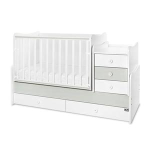 Mobilier multifunctional Lorelli Maxi Plus Trio White Milky Green, 70 x 160 cm, transformabil