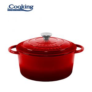 Semioala Heinner RED LINE HR-KN-SM48, cu capac, 26x12cm, 4.8L, Rosu