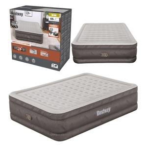 Saltea gonflabila pentru 2 persoane Bestway 21125, cu pompa electrica, 203x152 cm