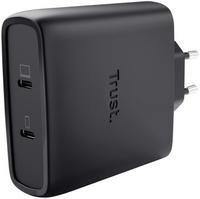 Incarcator retea Trust MAXO, 100 W, 2x USB Type-C (Negru)