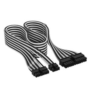 Kit cabluri sursa Corsair Elite Premium CP-8920447, Compatiibl cu surse CORSAIR Type-5 PSU (Alb/Negru)