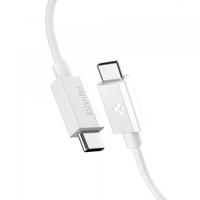 Cablu Date si Incarcare USB-C - USB-C Spigen EB6015CC, 60W, 1.5m, Alb