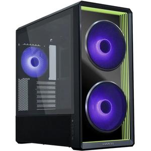 Carcasa Lian Li Lancool 217 INF LAN217INFB, Mid Tower, 7 sloturi expansiune, Sticla securizata, HUB FAN inclus (Negru)