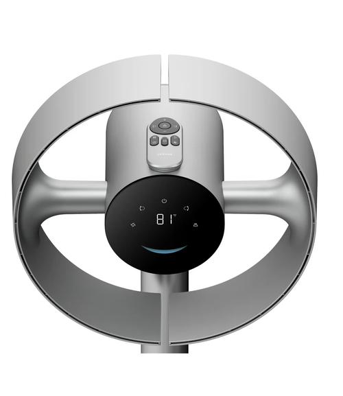 Ventilator de podea Dreame Bladeless Fan MF10 55 W 10 viteze Touchscreen Telecomanda Dreamehome App Asistent vocal (Argintiu)