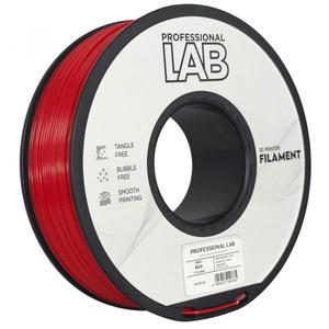 Filament 3D Proffesional Lab, Diamentru 1.75mm, Greutate: 1KG, Culoare: Rosu, Material: ABS+, Temperatura: 220-250c