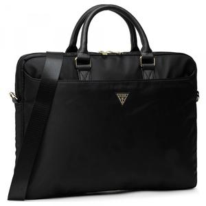 Geanta Guess Triangle Logo pentru Laptop 16inch, Neagra