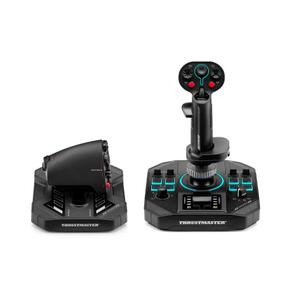 Set Joystick Thrustmaster SOL-R 4 Hotas WW, Acceleratie inclusa, PC (Negru)
