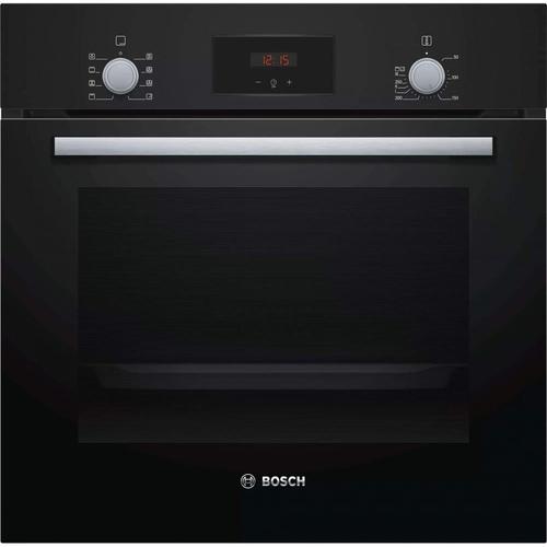 Cuptor incorporabil BOSCH HBF153BB0, Clasa A, Capacitate 66 l, Electric, 5 functii, Grill, Timer, EcoClean (Negru)