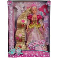 Papusa Steffi Love - Rapunzel, rochita roz inchis