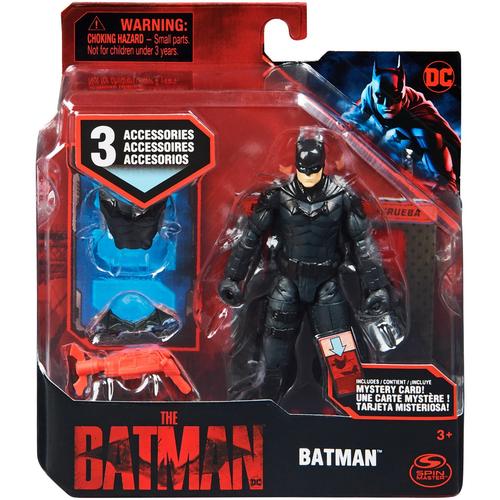 Figurina The Batman cu 3 accesorii, 10 cm