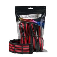 Kit cabluri extensii sursa Cablemod CM-PCAB-BKIT-NKKR-3PK-R (Negru/Rosu)