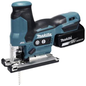 Fierastrau pendular fara fir Makita DJV185RF1J, 18 V 3.0 Ah, include baterie si incarcator, 183x259mm, 2.3kg