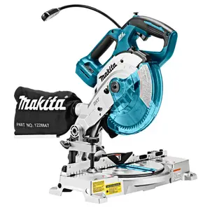 Fierastrau electric Makita DLS600Z, 165mm, 18V, adancime taiere 92mm, fara acumulatori si incarcator, dimensiuni 340x400x440mm