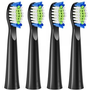 Capat Rezerva SDD2 pentru Periuta Electrica Bitvae D2, Set 4 bucati, Negru