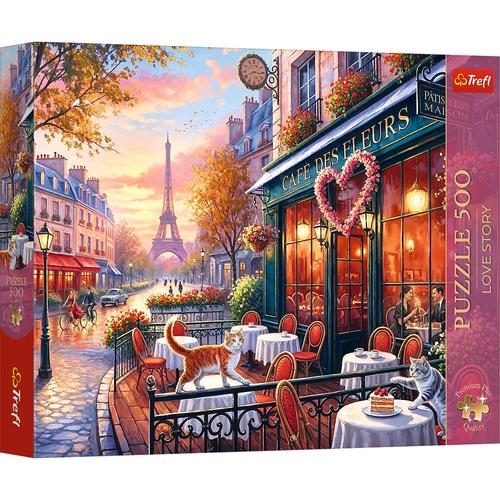 Puzzle Trefl Premium Plus Dragoste la Paris, 500 de piese