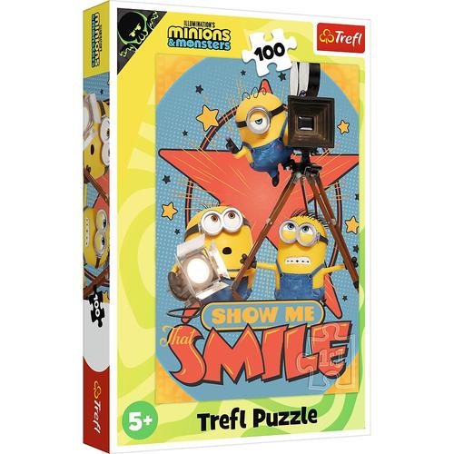 Puzzle Trefl Minioni si Monstri, 100 de piese