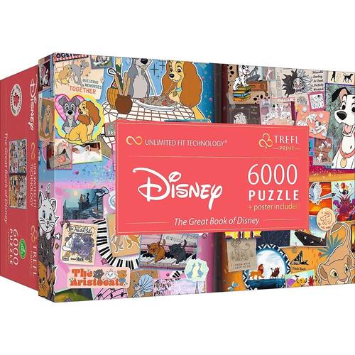 Puzzle Trefl Marea Cartea a lui Disney, poster inclus, 6000 de piese