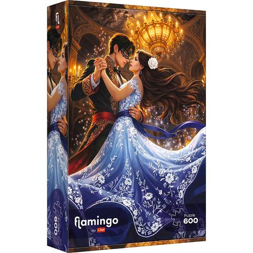Puzzle Trefl Flamingo Romantism, 600 de piese