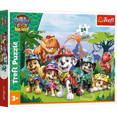 Puzzle Trefl Maxi Patrula Catelusilor Prietenie Preistorica, 24 de piese