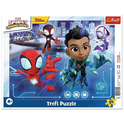 Puzzle Trefl Spiderman Saritura de Paianjen, 25 de piese