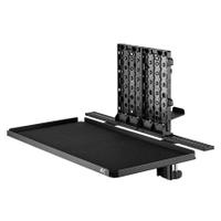Raft de extensie birou si cuier accesorii NanoRS RS174, Max 20 kg (Negru)
