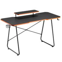 Birou Gaming NanoRS RS170, Cu suport monitor, Max 50 kg (Negru)